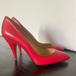 Sexy Red Spanish Leather Heels 👠